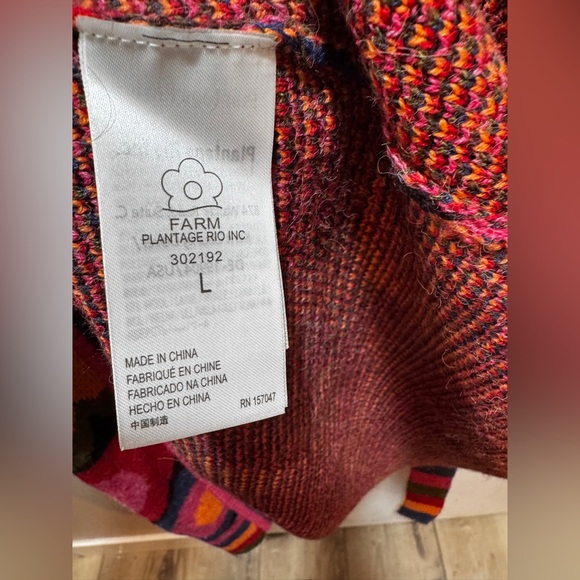 FARM Rio Multicolor Heart Pattern Sweater - Picture 11 of 11